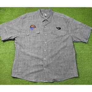 Mojo Fishing Shirt 2XL‎ Outdoor Performance Embroider Duck Hunt Fish Logo 2XL